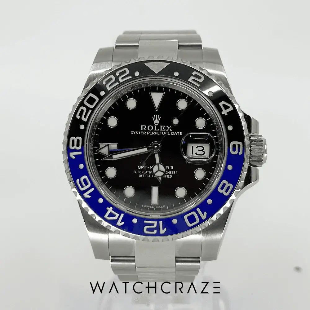 2018 ROLEX GMT MASTER II ‘BATMAN’ 40MM 116710BLNR