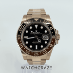 2023 ROLEX GMT-MASTER II FULL ROSE GOLD ‘ROOTBEER’ 126715CHNR