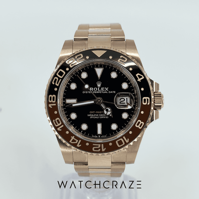 2023 ROLEX GMT-MASTER II FULL ROSE GOLD ‘ROOTBEER’ 126715CHNR