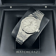 2017 AUDEMARS PIGUET ROYAL OAK WHITE DIAL 37MM 15450ST