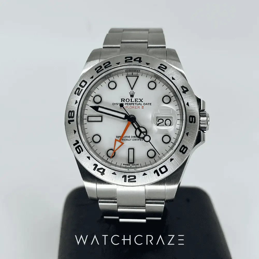 2021 ROLEX EXPLORER II WHITE DIAL 42MM 216570