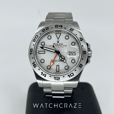2021 ROLEX EXPLORER II WHITE DIAL 42MM 216570