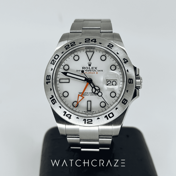 2021 ROLEX EXPLORER II WHITE DIAL 42MM 216570