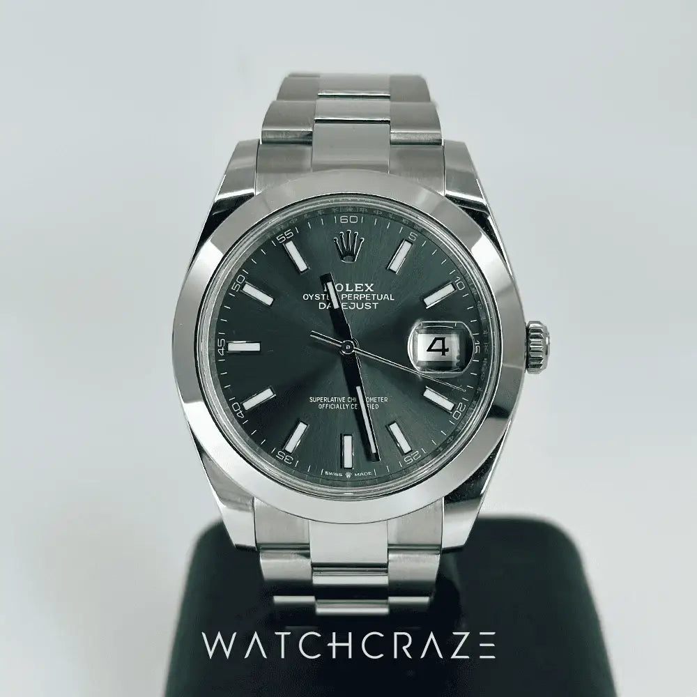 2024 ROLEX DATEJUST 41MM MINT GREEN DIAL 126300