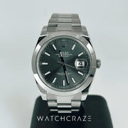 2024 ROLEX DATEJUST 41MM MINT GREEN DIAL 126300