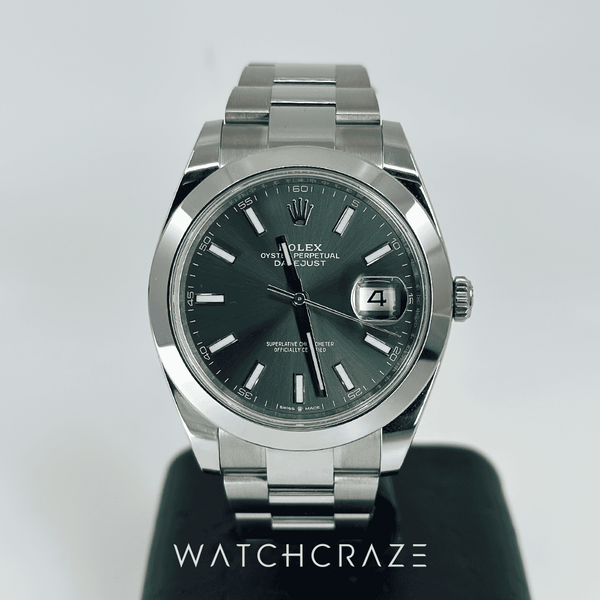 2024 ROLEX DATEJUST 41MM MINT GREEN DIAL 126300