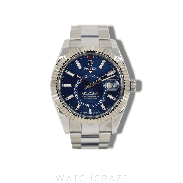 2022 ROLEX SKY-DWELLER BLUE DIAL 42MM 326934