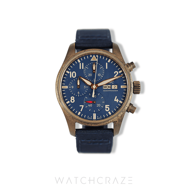 IWC PILOTS WATCH CHRONOGRAPH BRONZE 41MM IW388109