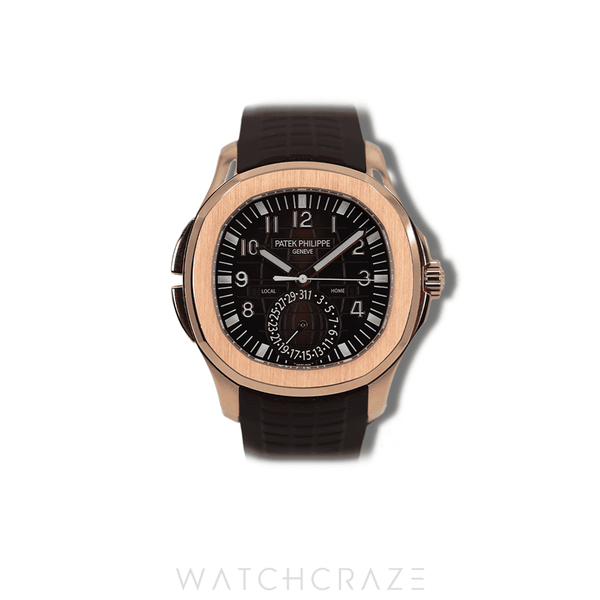2018 PATEK PHILIPPE AQUANAUT TRAVEL TIME 40MM 5164R-001