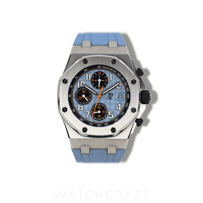 2022 AUDEMARS PIGUET ROYAL OAK OFFSHORE MIAMI BLUE DIAL 42MM 26238ST.OO.A340CA.01