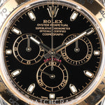 2022 ROLEX DAYTONA TWO TONE YELLOW GOLD AND STEEL BLACK DIAL 40MM 116503