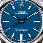 2026 ROLEX OYSTER PERPETUAL BLUE DIAL 34MM 124200