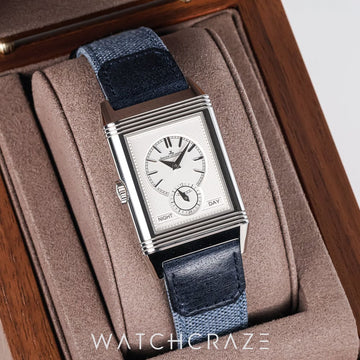 2023 JAEGER LE-COULTRE REVERSO TRIBUTE DUOFACE BLUE AND WHITE DIAL Q3988482