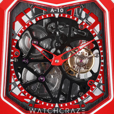 2020 AVENTI A10 TITANIUM ROSSO RED TOURBILLON 48MM A10