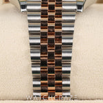 2024 ROLEX DATEJUST TWO TONE ROSE GOLD AND STEEL WIMBLEDON DIAL 41MM 126331