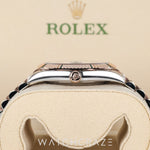 2024 ROLEX DATEJUST TWO TONE ROSE GOLD AND STEEL WIMBLEDON DIAL 41MM 126331