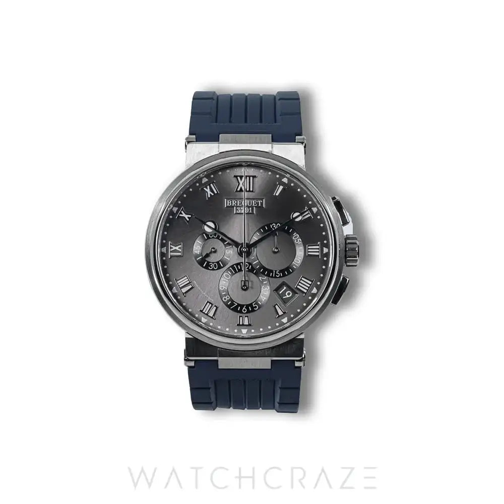 2020 BREGUET MARINE CHRONOGRAPHE 5527 GREY DIAL 42MM 5527TI/G2/9WV
