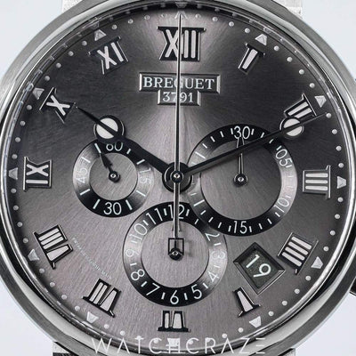 2020 BREGUET MARINE CHRONOGRAPHE 5527 GREY DIAL 42MM 5527TI/G2/9WV