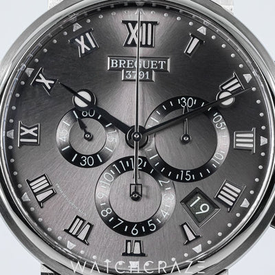 2020 BREGUET MARINE CHRONOGRAPHE 5527 GREY DIAL 42MM 5527TI/G2/9WV