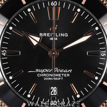 2024 BREITLING SUPEROCEAN HERITAGE B20 AUTOMATIC BLACK DIAL 44MM UB2030121B1A1