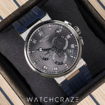 2020 BREGUET MARINE CHRONOGRAPHE 5527 GREY DIAL 42MM 5527TI/G2/9WV