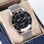 2024 BREITLING SUPEROCEAN HERITAGE B20 AUTOMATIC BLACK DIAL 44MM UB2030121B1A1