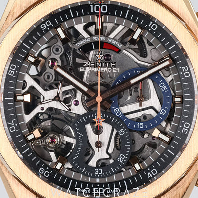 ZENITH DEFY EL PRIMERO ROSE GOLD 44MM 18.9000.9004/71.R585
