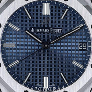 AUDEMARS PIGUET ROYAL OAK SELFWINDING STAINLESS STEEL BLUE DIAL 41MM 15500ST.OO.1220ST.01