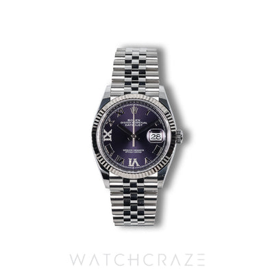 2026 ROLEX DATEJUST PURPLE DIAL 36MM 126234
