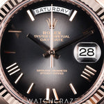 2026 ROLEX DAY-DATE ROSE GOLD OMBRE SLATE DIAL 40MM 228235