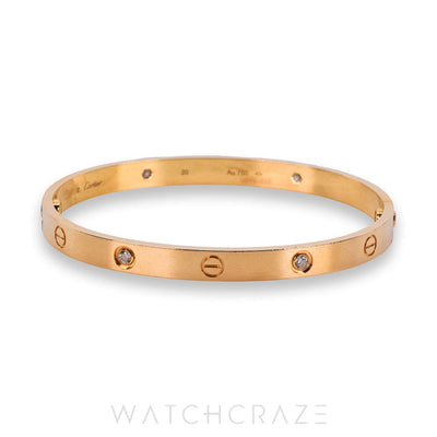 2022 CARTIER LOVE BRACELET YELLOW GOLD SIZE 20 CRB6035920