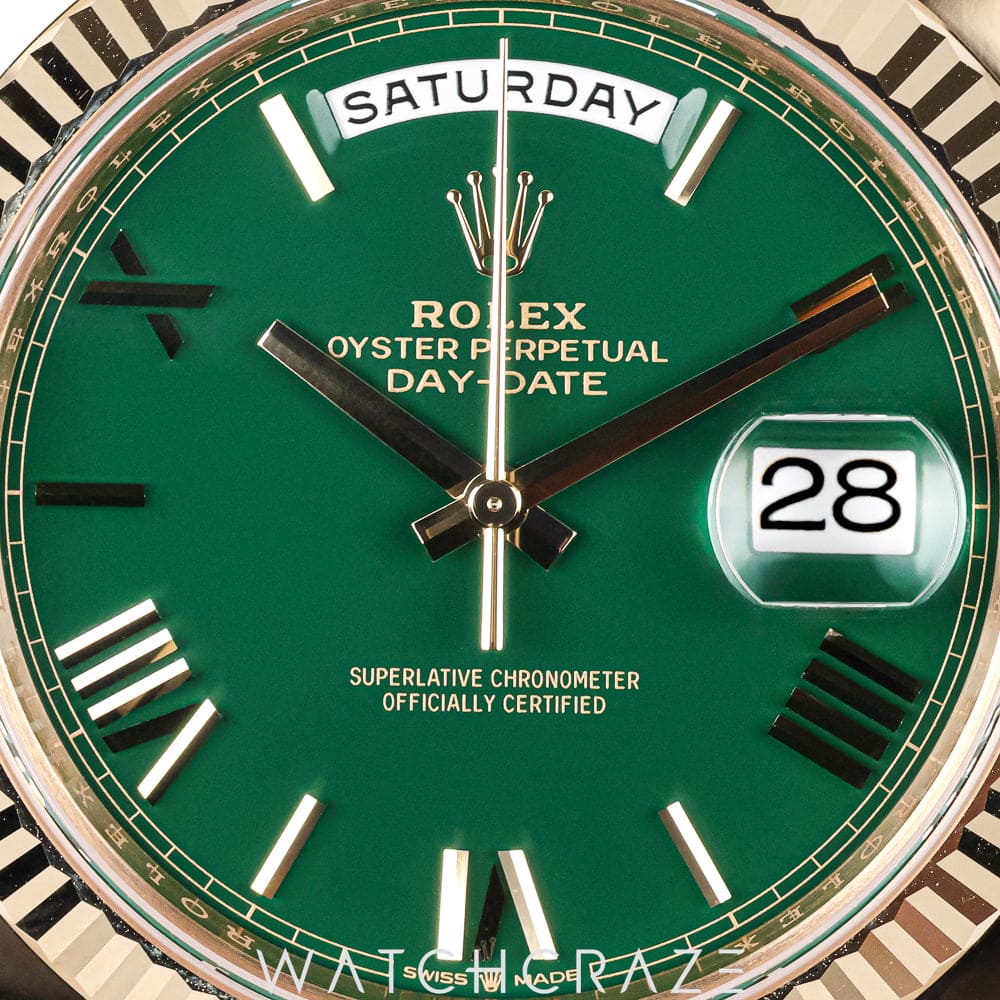 2026 Rolex Day-Date 228238 — Money Green Dial | WatchCraze