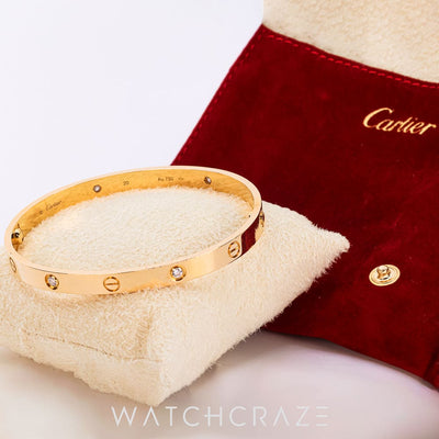 2022 CARTIER LOVE BRACELET YELLOW GOLD SIZE 20 CRB6035920