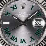 2024 ROLEX DATEJUST FLUTED JUBILEE WIMBLEDON DIAL 41MM 126334