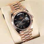 2026 ROLEX DAY-DATE ROSE GOLD OMBRE SLATE DIAL 40MM 228235
