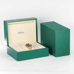 2026 ROLEX DAY-DATE YELLOW GOLD MONEY GREEN DIAL 40MM 228238