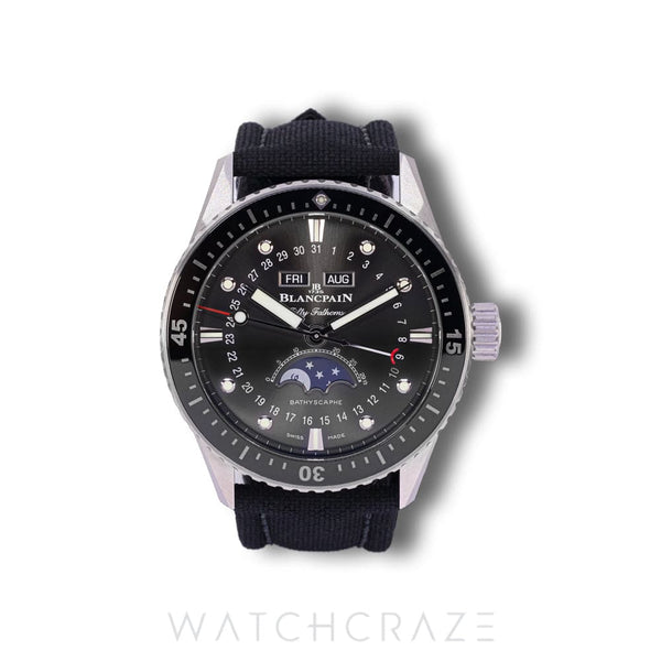2022 BLANCPAIN BATHYSCAPHE QUANTIEME COMPLET PHASE DE LUNE 43MM 50541110B52A