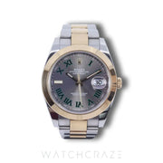 2020 ROLEX DATE-JUST 41 TWO TONE WIMBLEDON 126303