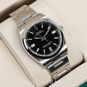 2025 ROLEX OYSTER PERPETUAL BLACK DIAL 36MM 126000