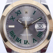 2020 ROLEX DATE-JUST 41 TWO TONE WIMBLEDON 126303