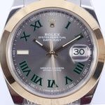 2020 ROLEX DATE-JUST 41 TWO TONE WIMBLEDON 126303
