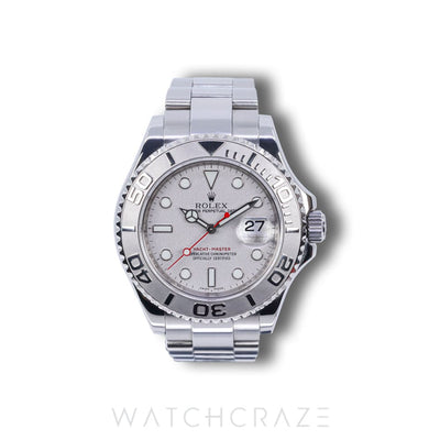 2010 ROLEX YACHT-MASTER PLATINUM SILVER 16622