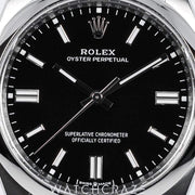 2025 ROLEX OYSTER PERPETUAL BLACK DIAL 36MM 126000