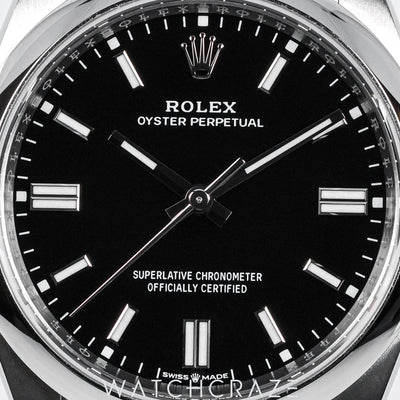 2025 ROLEX OYSTER PERPETUAL BLACK DIAL 36MM 126000