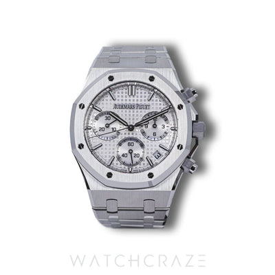 2023 AUDEMARS PIGUET ROYAL OAK CHRONOGRAPH STEEL WHITE DIAL 26240ST.OO.1320ST.07