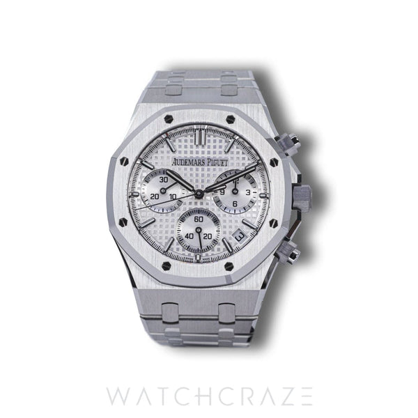 2023 AUDEMARS PIGUET ROYAL OAK CHRONOGRAPH STEEL WHITE DIAL 26240ST.OO.1320ST.07