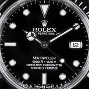 2000 ROLEX SEA-DWELLER BLACK DIAL 40MM M16600 - ROLEX SERVICED 2023