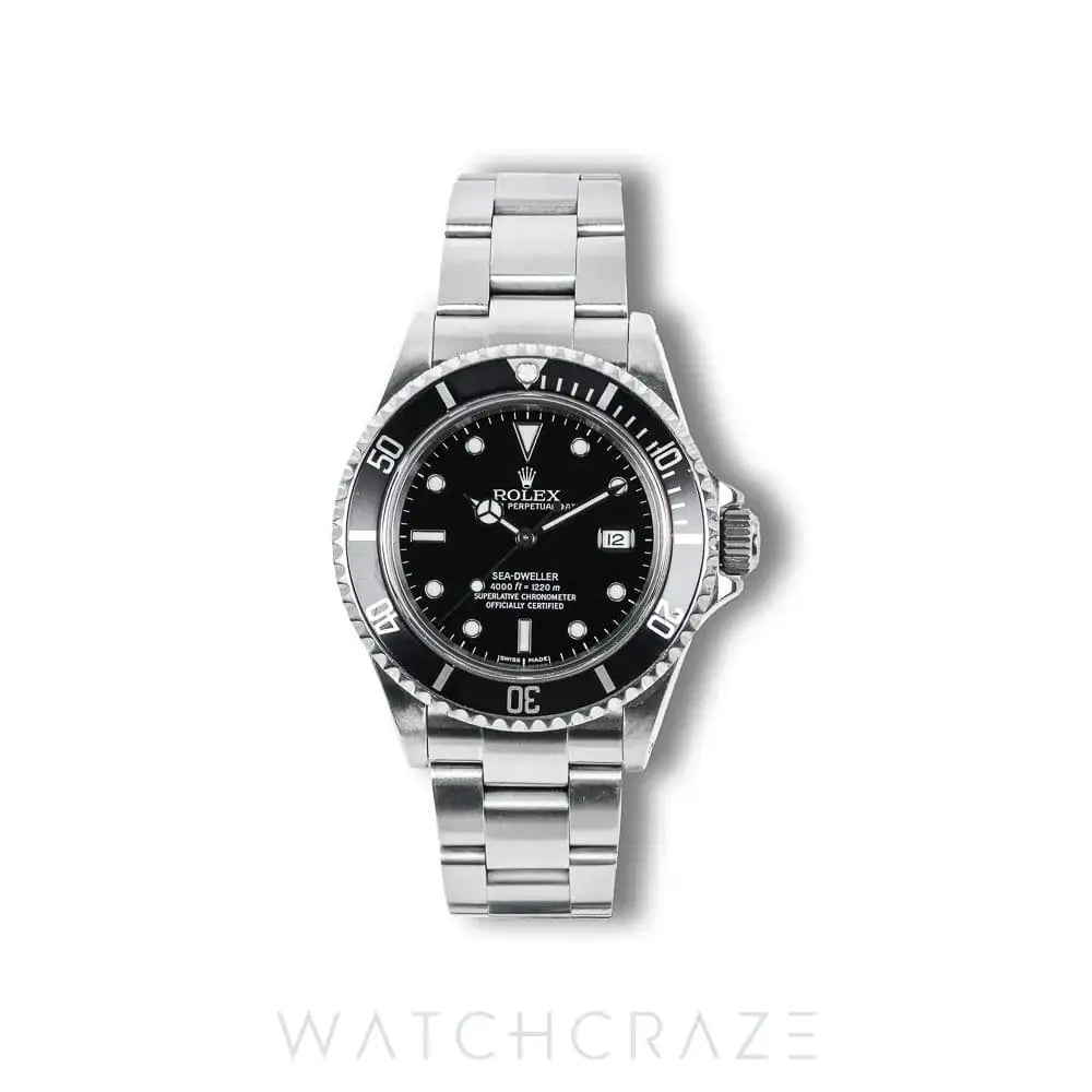 2000 ROLEX SEA-DWELLER BLACK DIAL 40MM M16600 - ROLEX SERVICED 2023