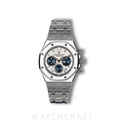 2020 AUDEMARS PIGUET ROYAL OAK CHRONOGRAPH WHITE DIAL "BLUE EYES" 38MM 26315ST.OO.1256ST.01