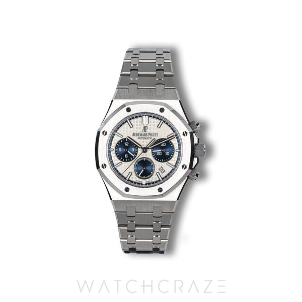 2020 AUDEMARS PIGUET ROYAL OAK CHRONOGRAPH WHITE DIAL 